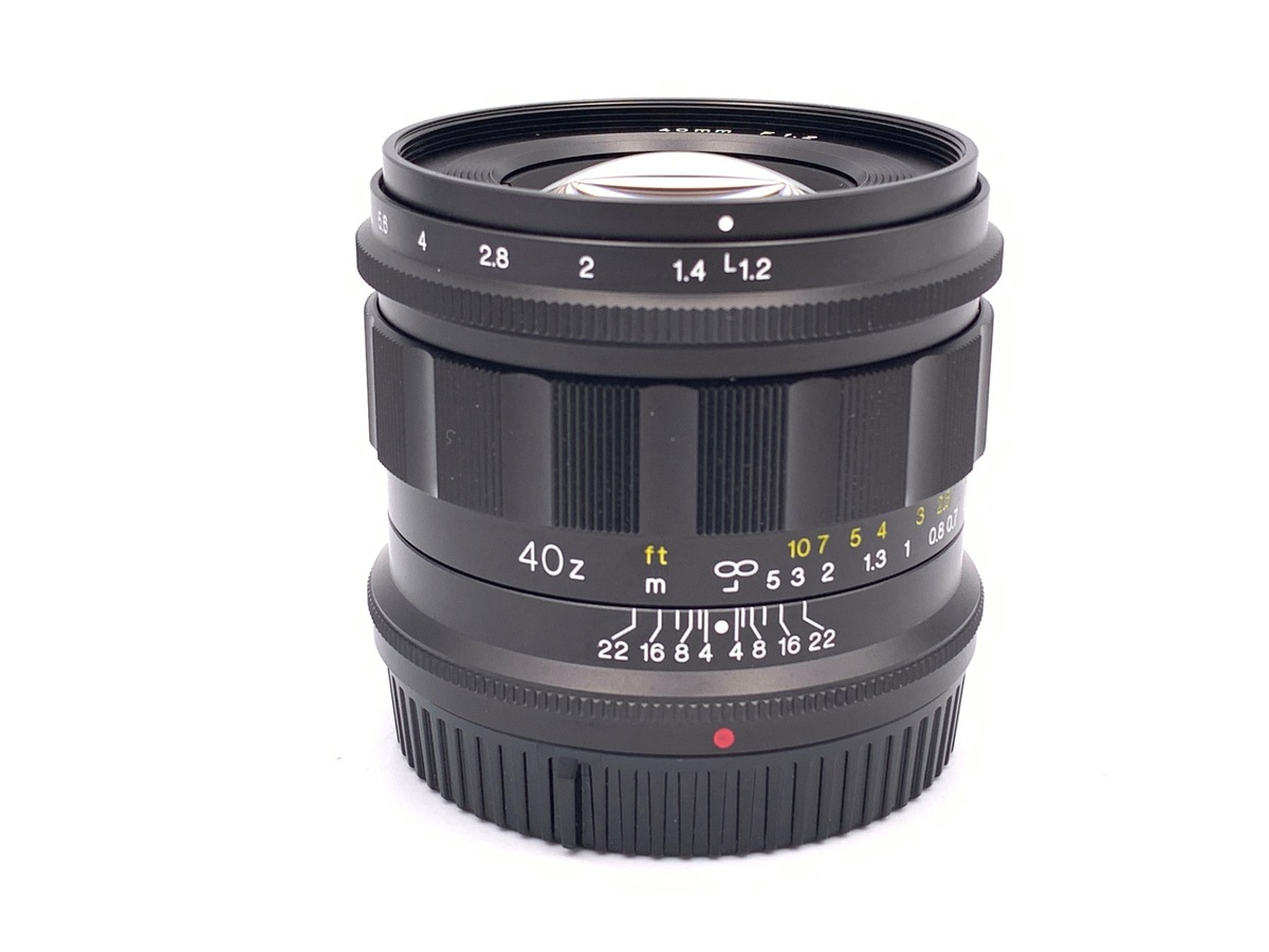 フォクトレンダー　NOKTON 40mm F1.2 Zマウント用　中古品 中古：A(美品)】コシナ フォクトレンダー NOKTON 40mm F1.2 Aspherical