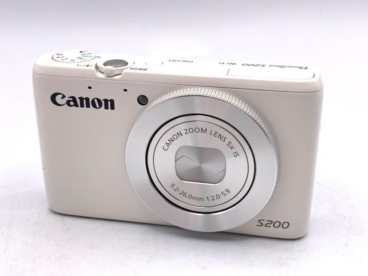 中古：A(美品)】キヤノン PowerShot S200 ホワイト | 2445360037262