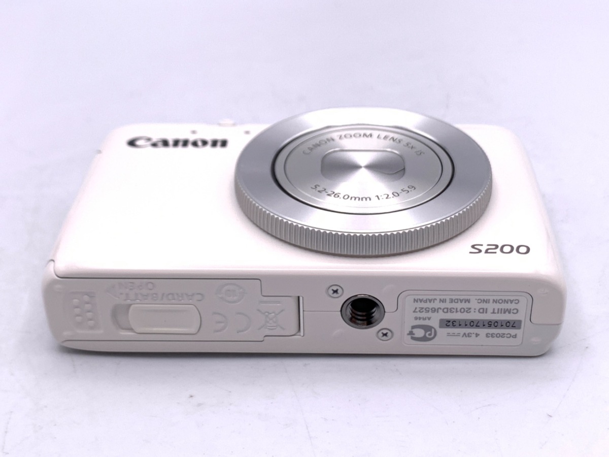 中古】キヤノン PowerShot S200 ホワイト｜｜カメラのキタムラネット 