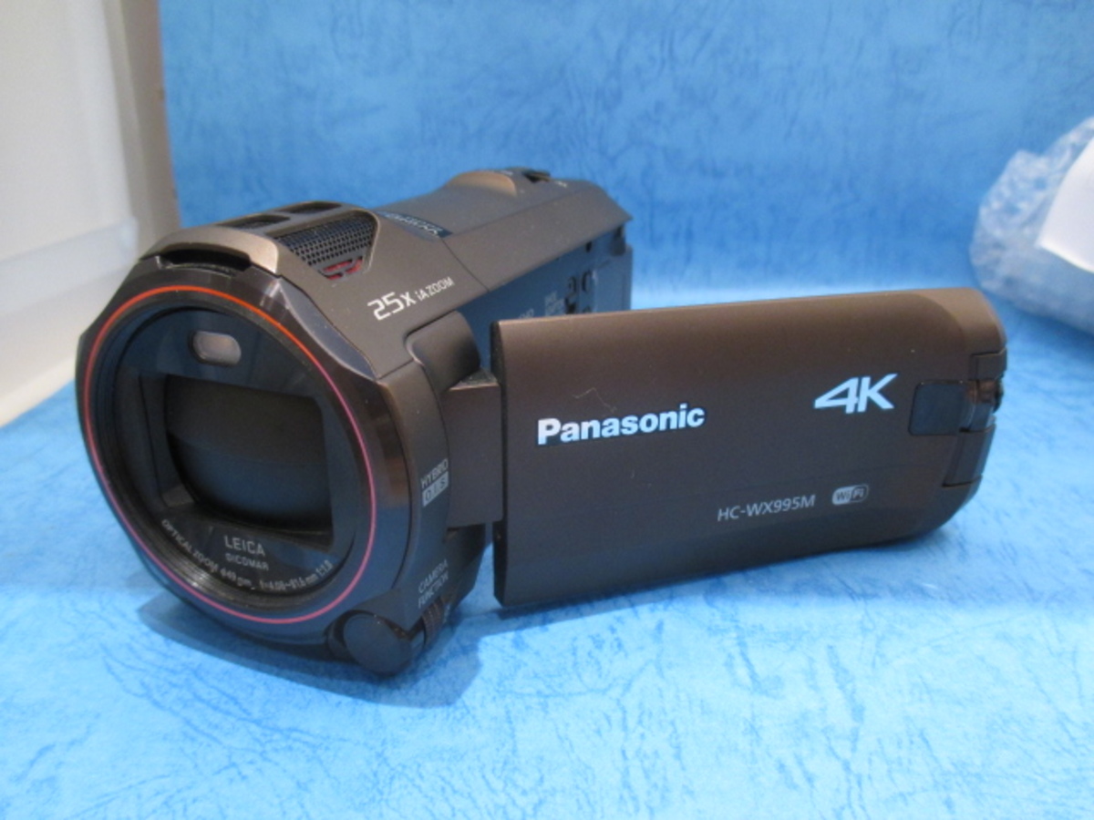 中古】パナソニック デジタル4Kビデオカメラ HC-WX995M-T ブラウン
