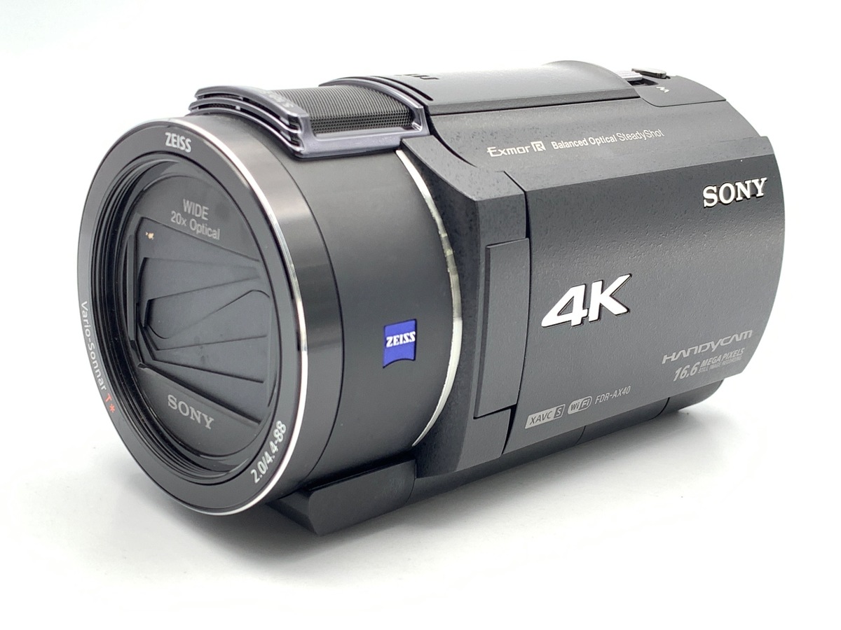中古：B(並品)】ソニー デジタル4Kビデオカメラレコーダー FDR-AX40 BC