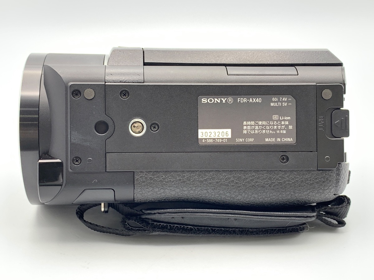 中古】ソニー デジタル4Kビデオカメラレコーダー FDR-AX40 BC ブラック