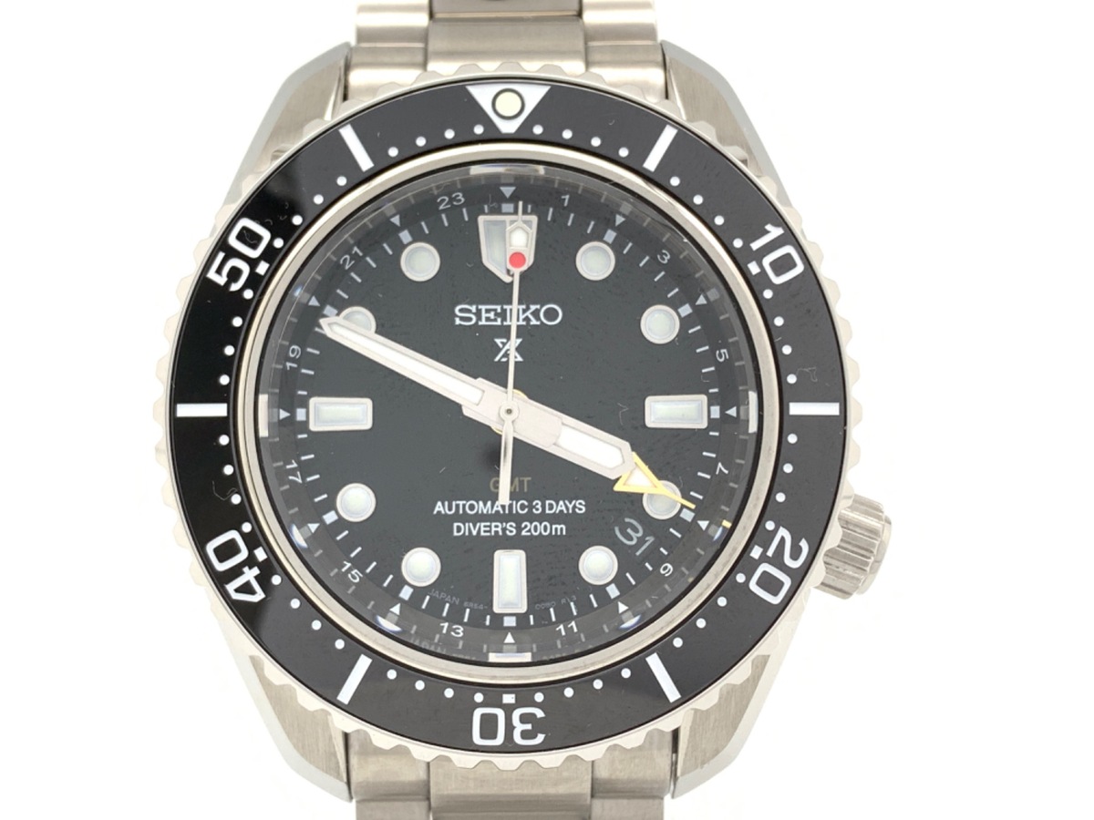 中古：A(美品)】セイコー プロスペックス ブラック SBEJ011/6R54-00D0  