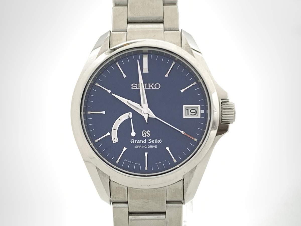 グランドセイコー スプリングドライブ ネイビー [ブルー系] SBGA075/9R65-0BD0 ステンレススティール