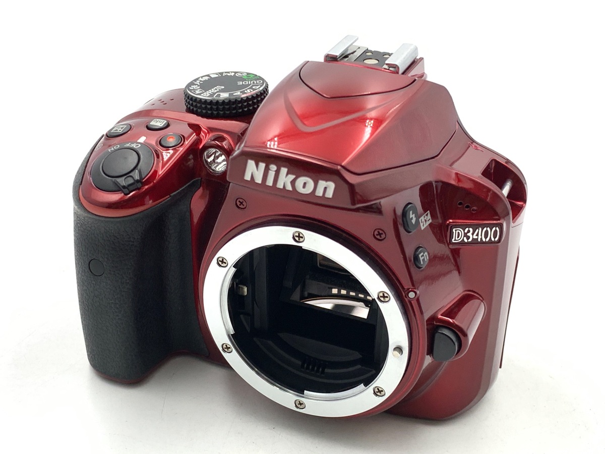 D3400 ボディ レッド【2416万画素】