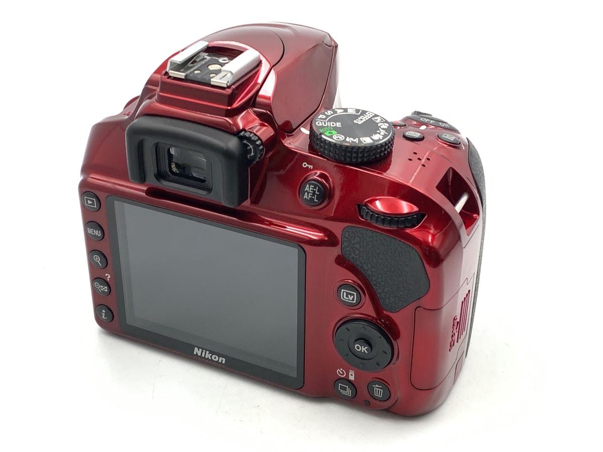 D3400 ボディ レッド【2416万画素】