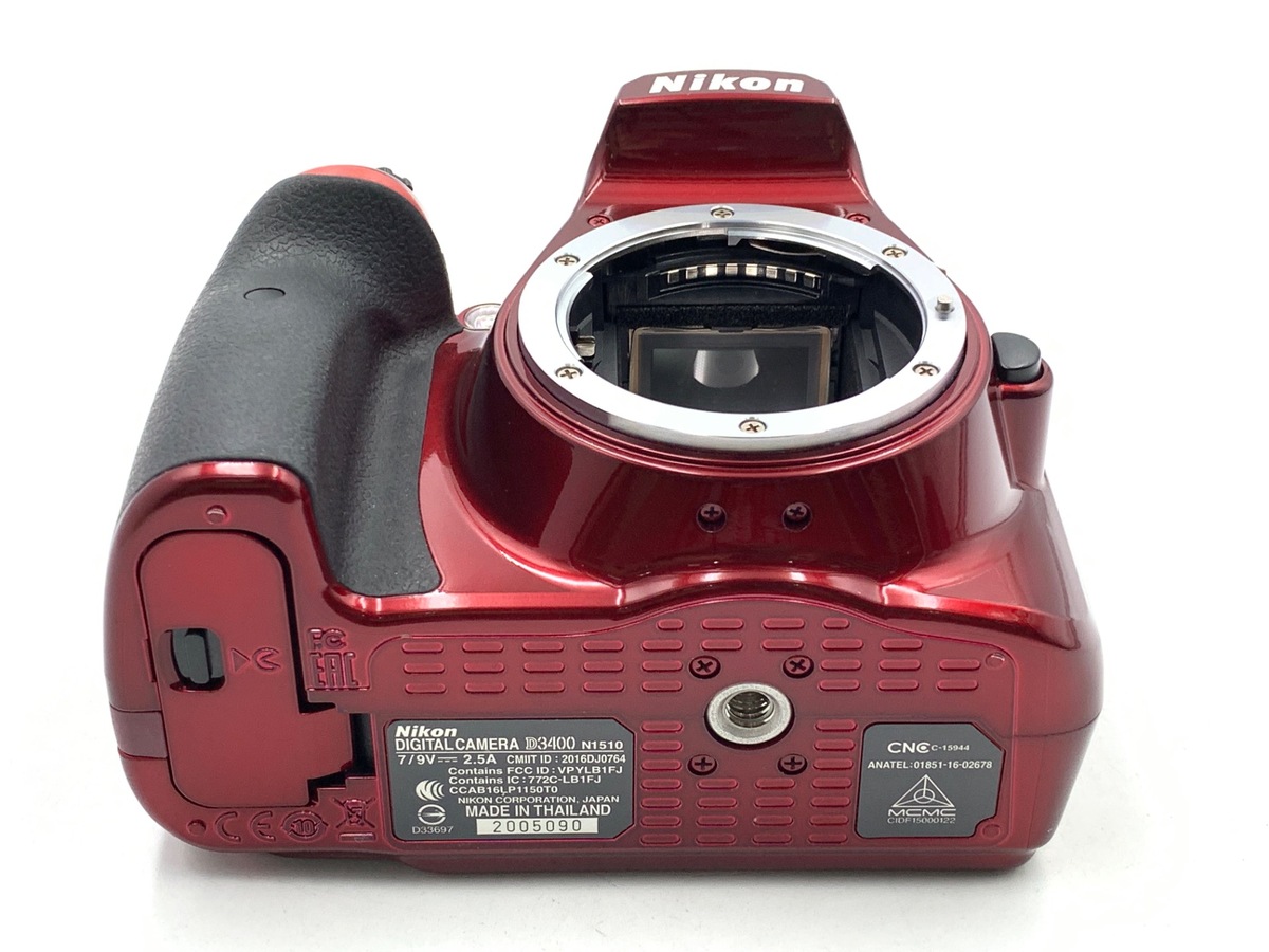 D3400 ボディ レッド【2416万画素】