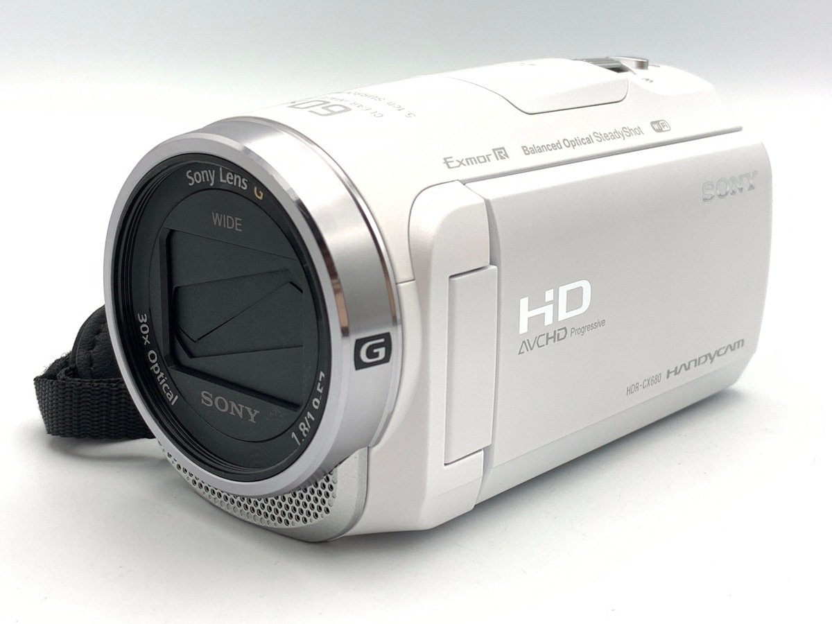 中古】ソニー デジタルHDビデオカメラレコーダー HDR-CX680 W ホワイト