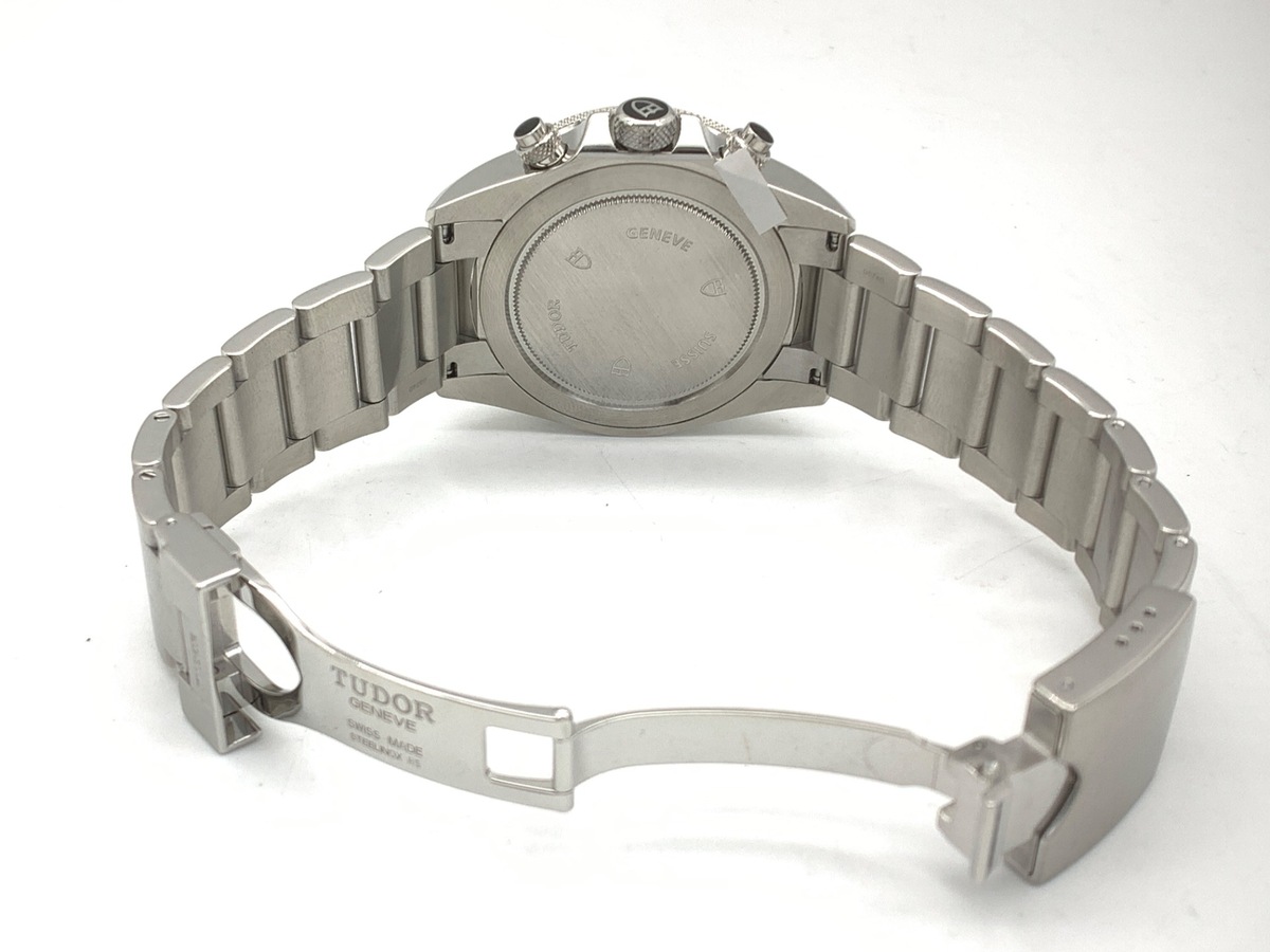 チューダー ヘリテージ クロノ ブラック 70330N ステンレススティール SSブレス