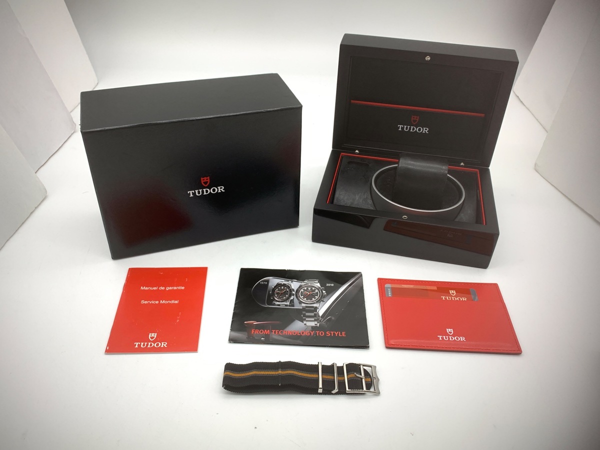 チューダー ヘリテージ クロノ ブラック 70330N ステンレススティール SSブレス