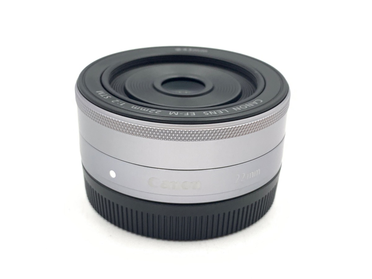 中古：AB(良品)】キヤノン EF-M22mm F2 STM シルバー | 2445420040119