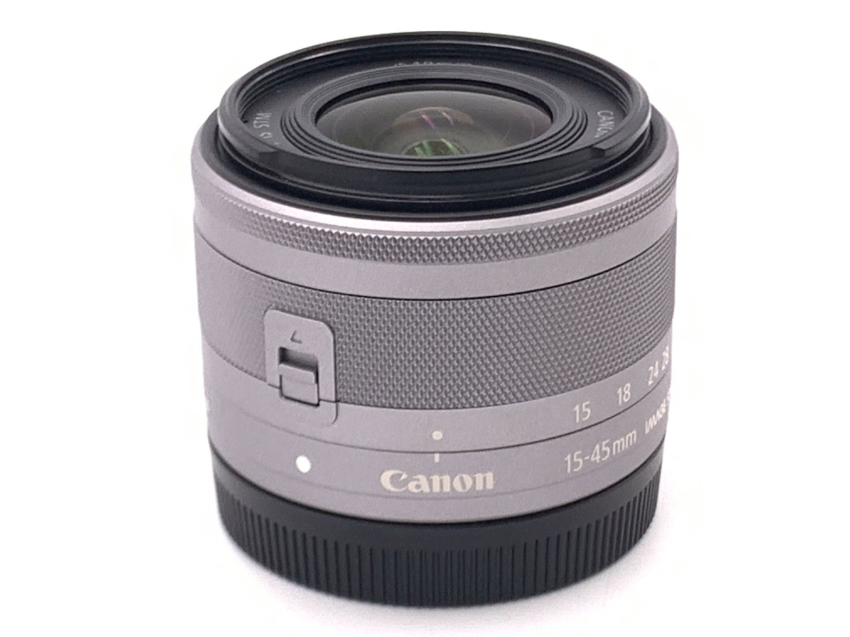 中古：B(並品)】キヤノン EF-M15-45mm F3.5-6.3 IS STM シルバー