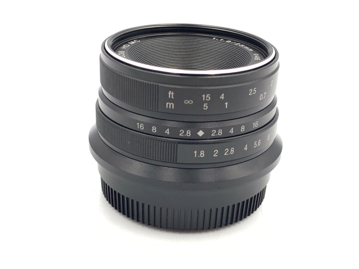 7artisans 25mm F1.8 25FXB ブラック [フジフイルム用] 7artisans 七工匠 25FXB 25mm F1.8 Xマウント レンズ