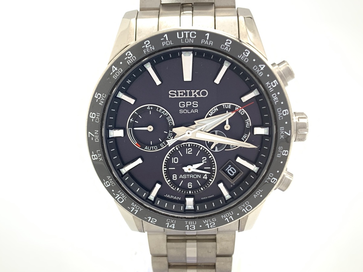 中古：AB(良品)】セイコー アストロン ブラック SBXC003/5X53-0AB0