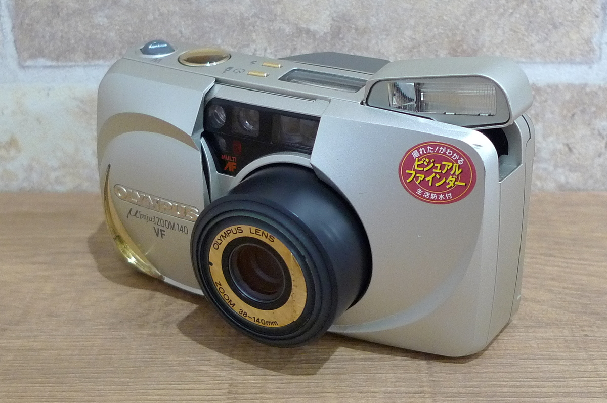 中古：AB(良品)】オリンパス μZOOM 140 シャンパンゴールド 