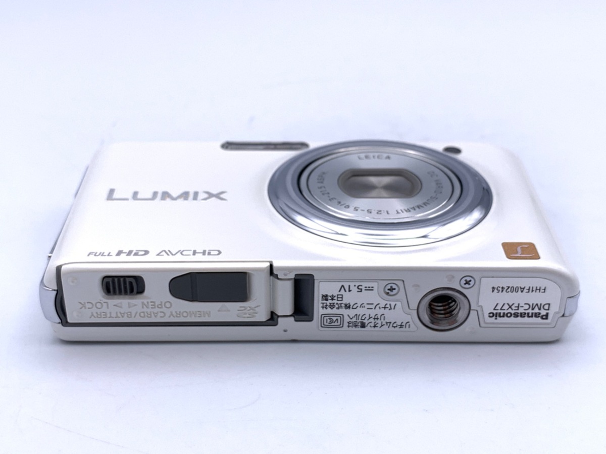 中古】パナソニック LUMIX DMC-FX77 リリーホワイト｜｜カメラの