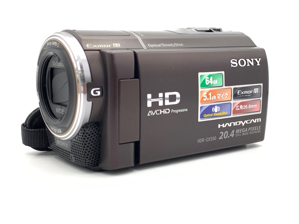 中古：B(並品)】ソニー HDR-CX590V ボルドーブラウン | 2442070054824