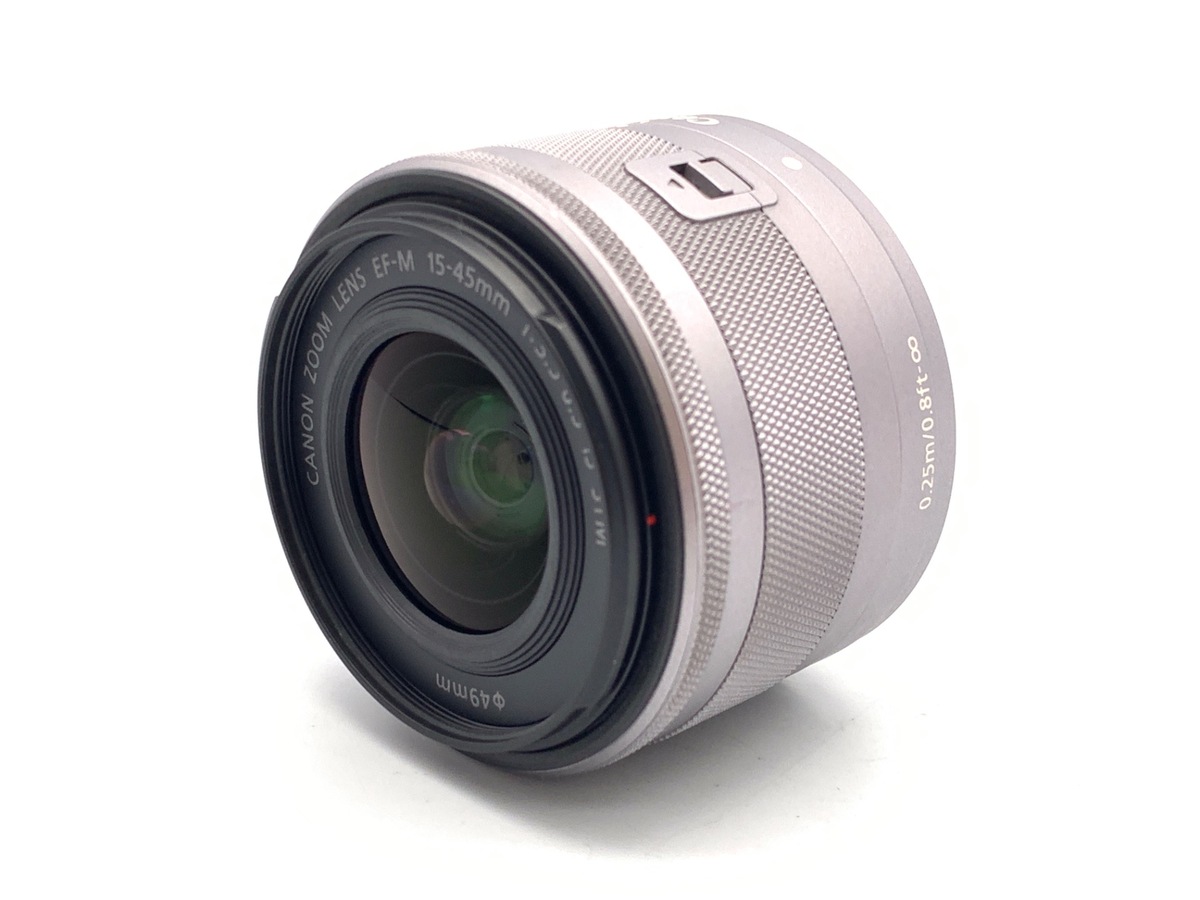 ＥＦ－Ｍ１５－４５ｍｍ　Ｆ３．５－６．３ＩＳ　ＳＴＭ　シルバー EF-M Canon EF-M15-45mm F3.5-6.3 IS STM シルバー キヤノン 標準