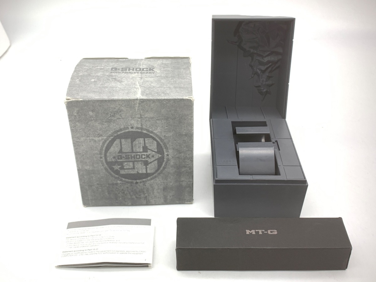 カシオ G-SHOCK MT-G ブラック MTG-B3000FR-1AJR カーボン/ステンレススティール
