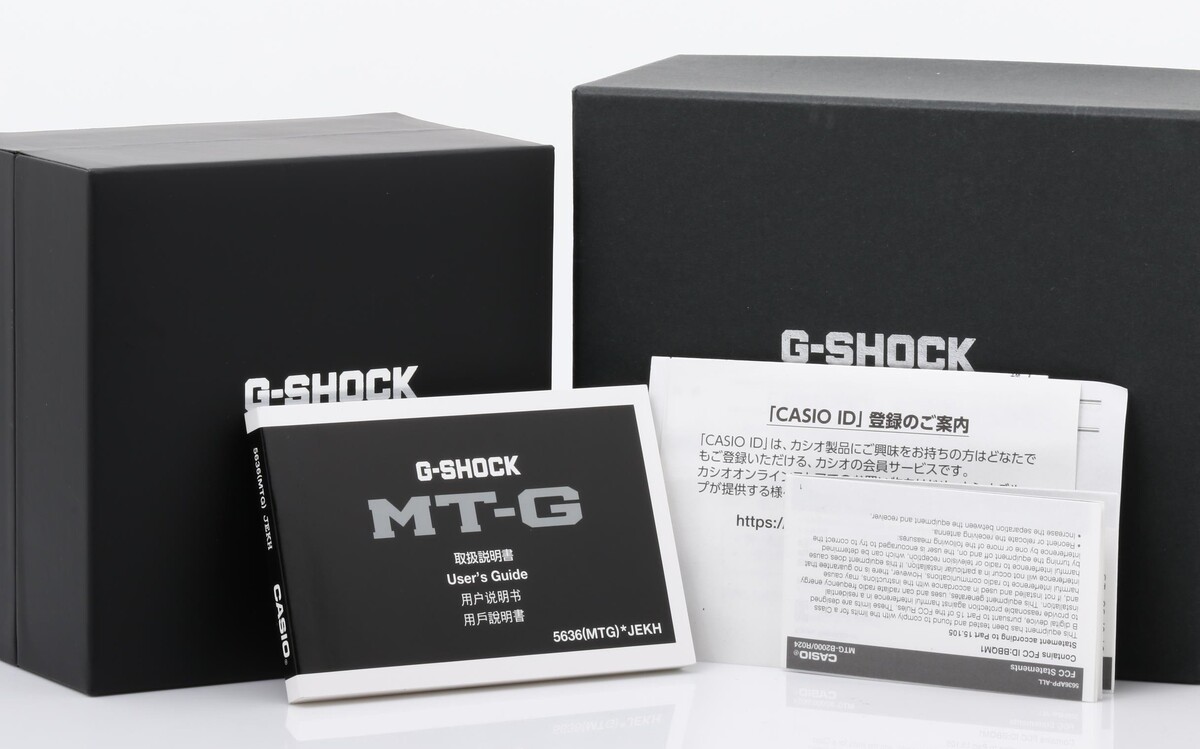 カシオ G-SHOCK ブラック MTG-B2000YR-1AJR ステンレススティール/カーボン