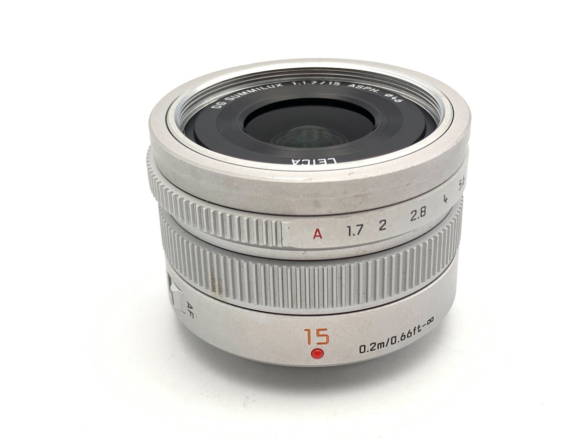 中古】パナソニック LEICA DG SUMMILUX 15mm/F1.7 ASPH. [H-X015