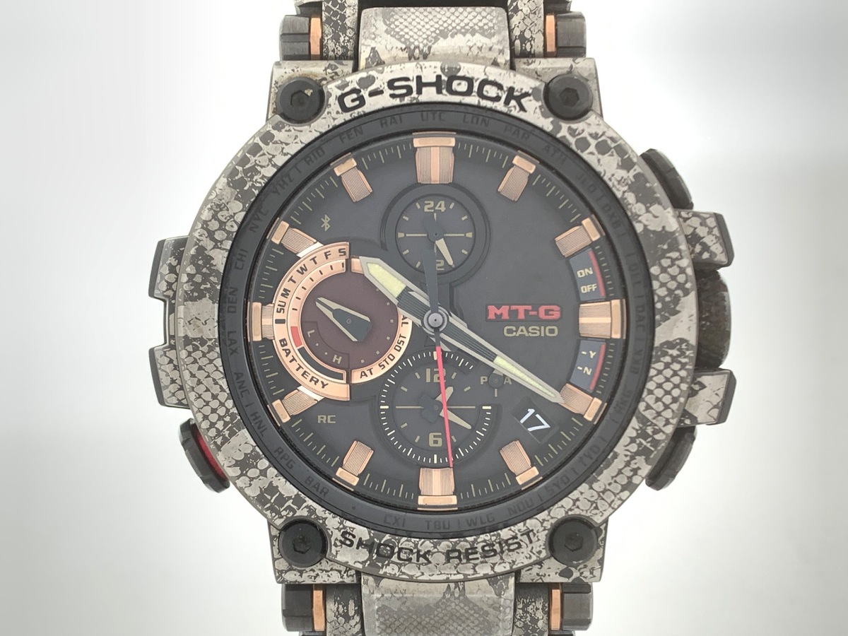 カシオ G-SHOCK MT-G ブラック MTG-B1000WLP-1AJR ステンレス 