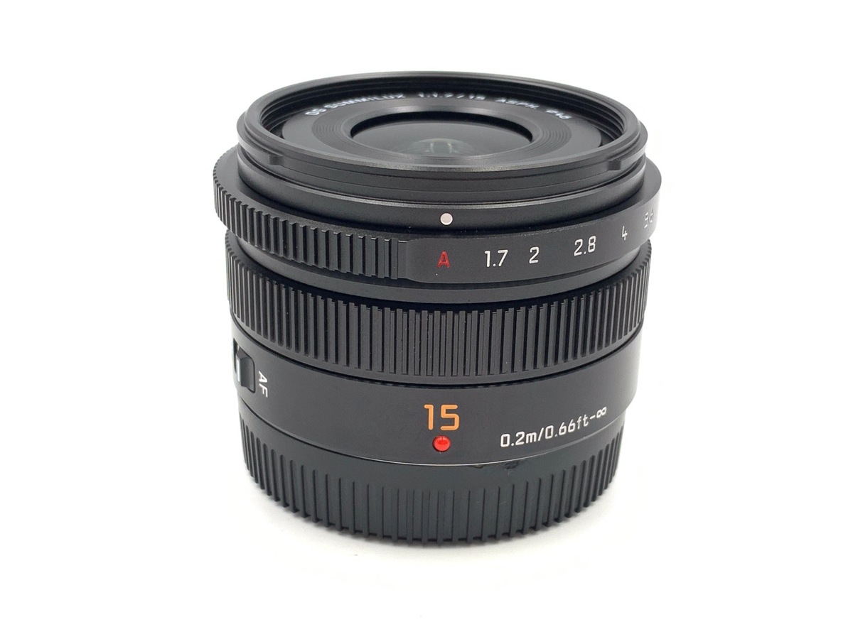 【中古美品】LEICA DG SUMMILUX 15mm F1.7 中古】パナソニック LEICA DG SUMMILUX 15mm/F1.7 ASPH. [H-X015
