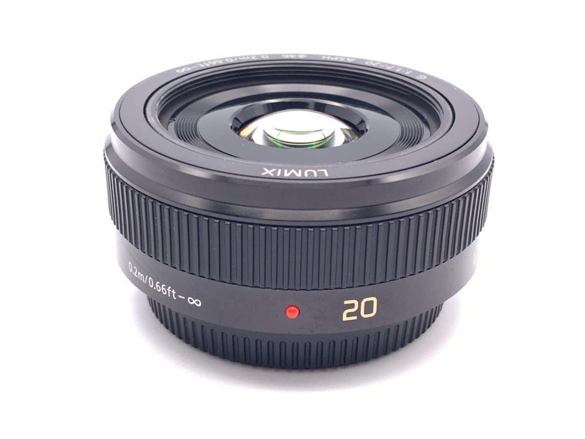 中古】パナソニック LUMIX G 20mm F1.7 II ASPH. [H-H020A] ブラック