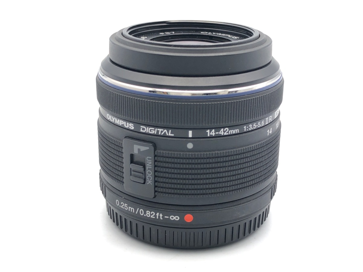 中古】オリンパス M.ZUIKO DIGITAL 14-42mm F3.5-5.6 II R ブラック