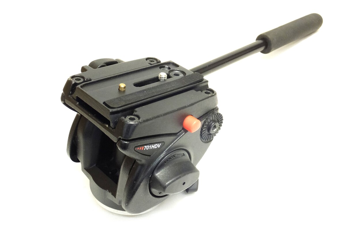 中古：B(並品)】マンフロット ビデオフルードミニ雲台 701HDV