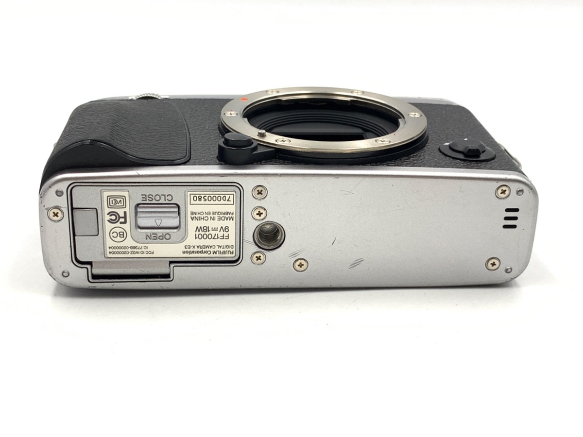 中古】フジフイルム X-E3 ボディ シルバー｜｜カメラのキタムラネット