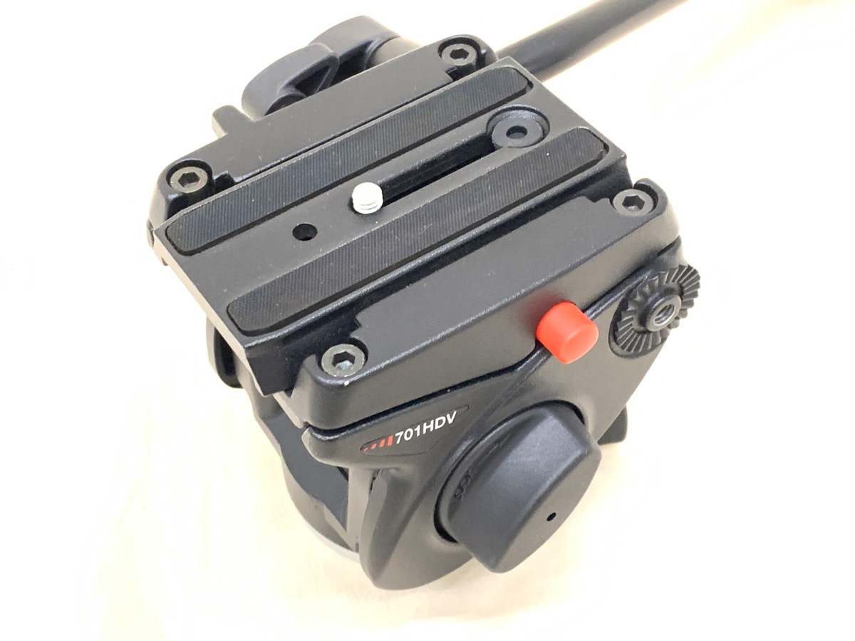 Manfrotto - manfrotto 701HDV フルードビデオ雲台　中古美品 Amazon | Manfrotto 2WAY雲台 プロフルードミニ雲台