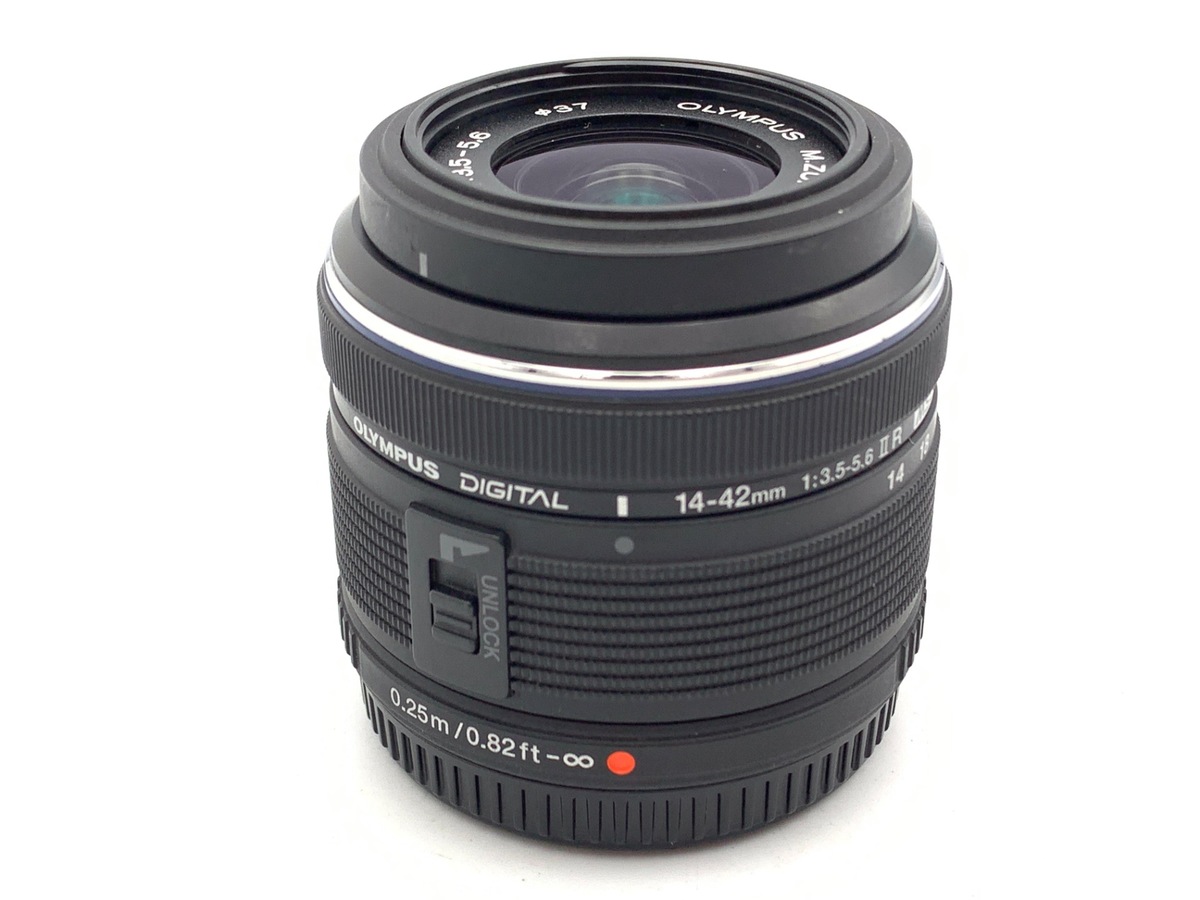 中古】オリンパス M.ZUIKO DIGITAL 14-42mm F3.5-5.6 II R ブラック