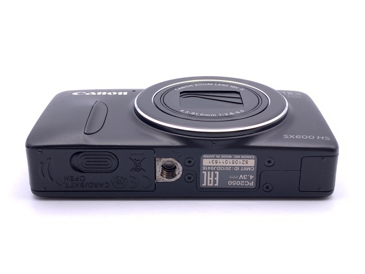 中古：AB(良品)】キヤノン PowerShot SX600 HS ブラック | 2445540035750