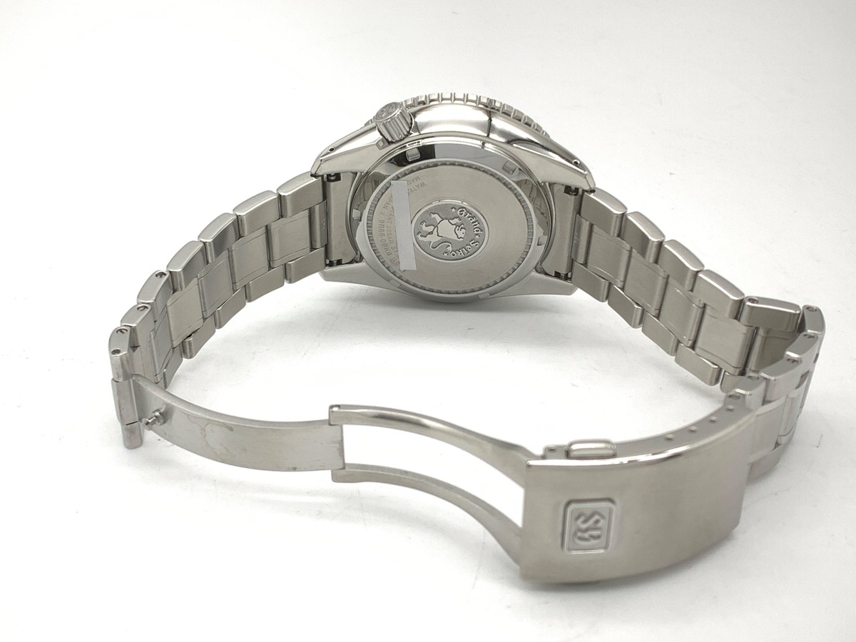 グランドセイコー スプリングドライブ GMT ブラック SBGE277/9R66-0BK0 ステンレススティール