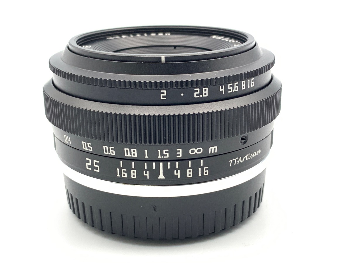 ■銘匠光学 TTArtisan 25mm f/2 C フジフイルムX用 ブラック 中古】銘匠光学 TTArtisan 25mm f/2 C フジフイルムX用 ブラック 在庫