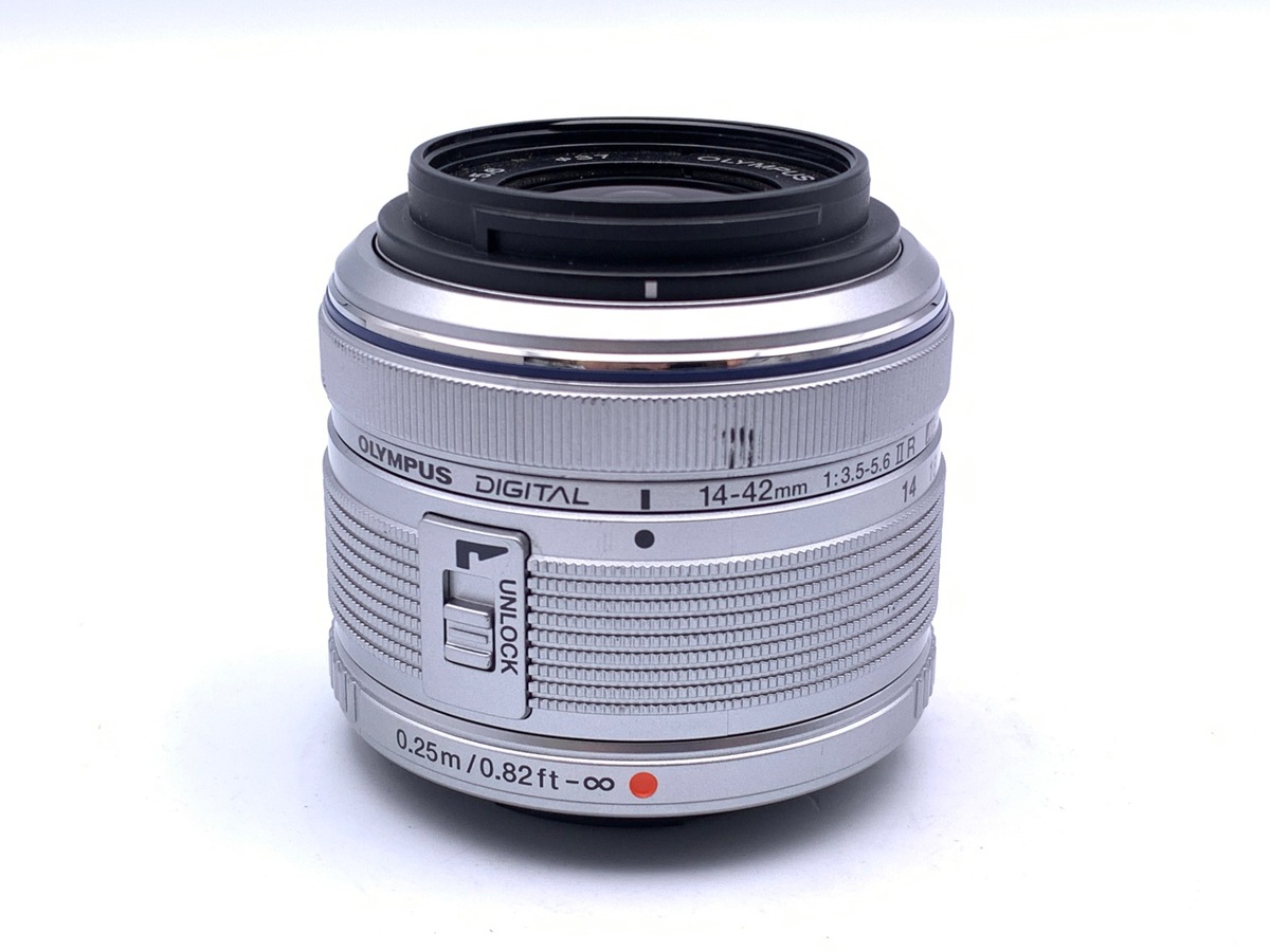 中古】オリンパス M.ZUIKO DIGITAL 14-42mm F3.5-5.6 II R シルバー
