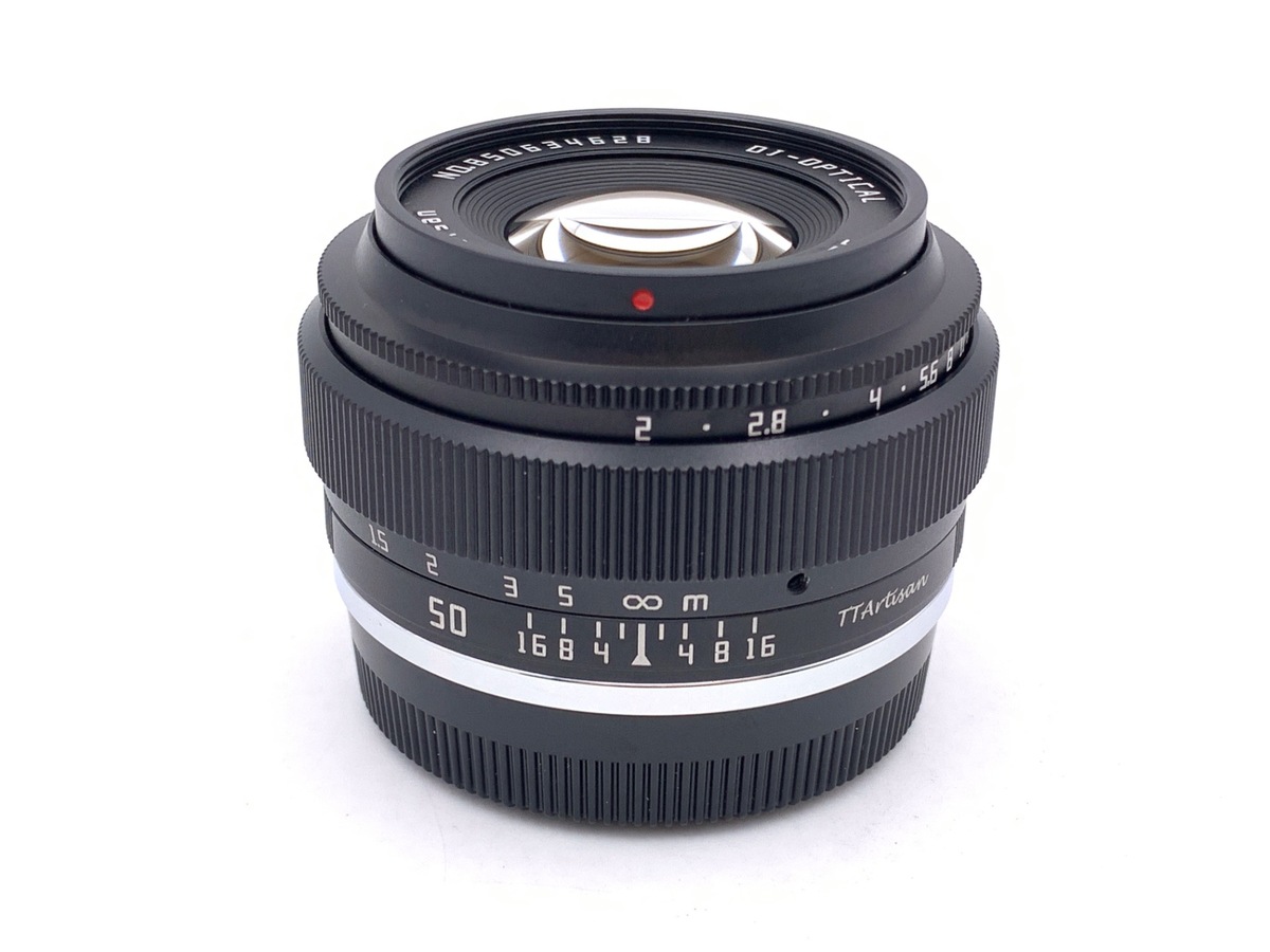 中古】銘匠光学 TTArtisan 50mm f/2 フジフイルムX用 ブラック 在庫
