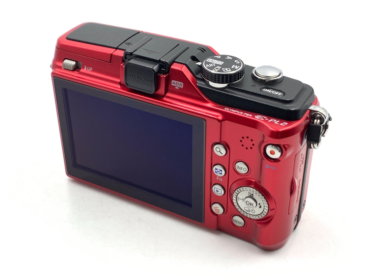 中古1ヶ月保証 オリンパス OLYMPUS E-PL2 OLYMPUS E PL2 レッド 送料