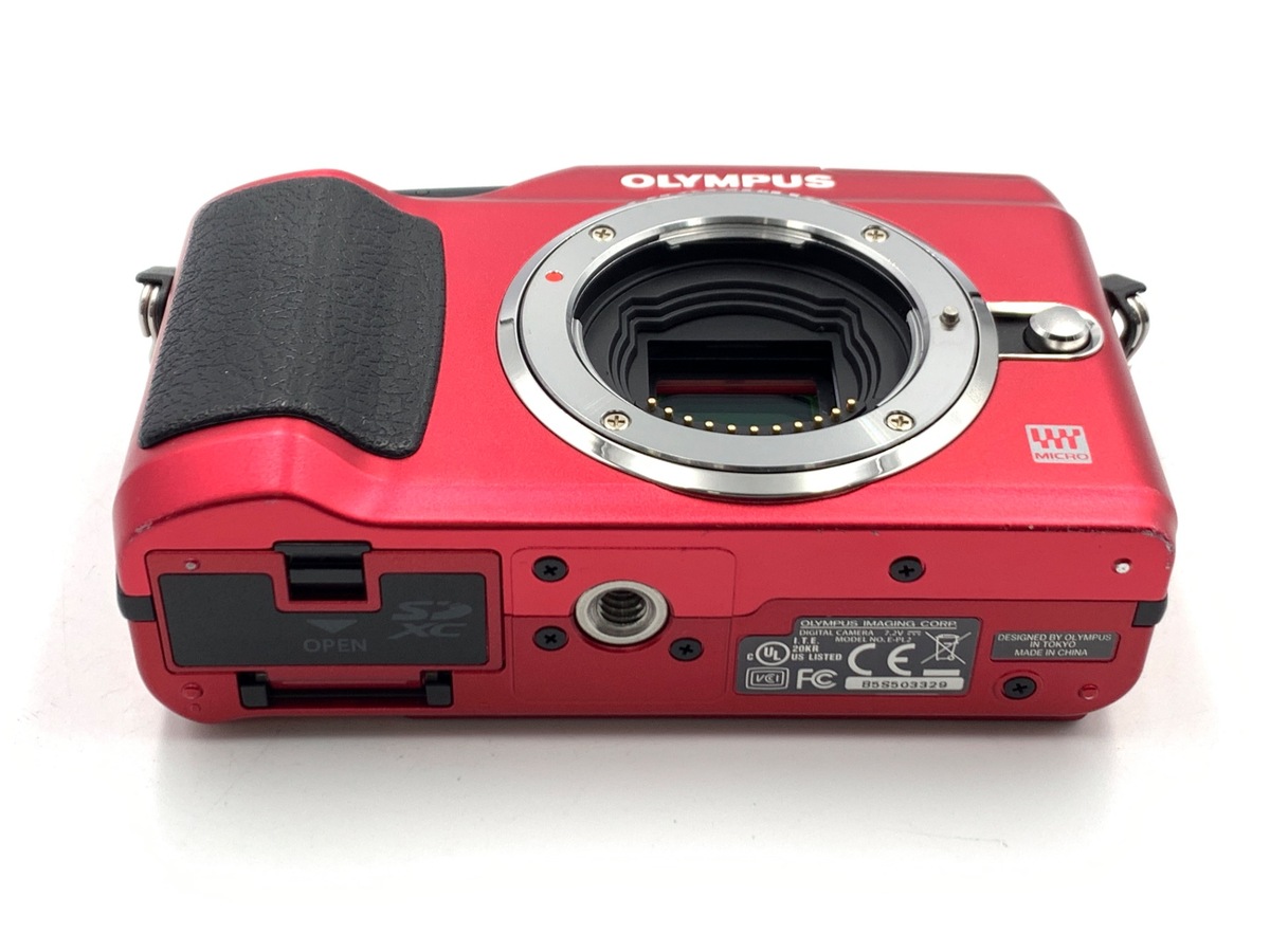 ご注文 OLYMPUS PEN E-PL2 レッド 中古品 【公式通販】