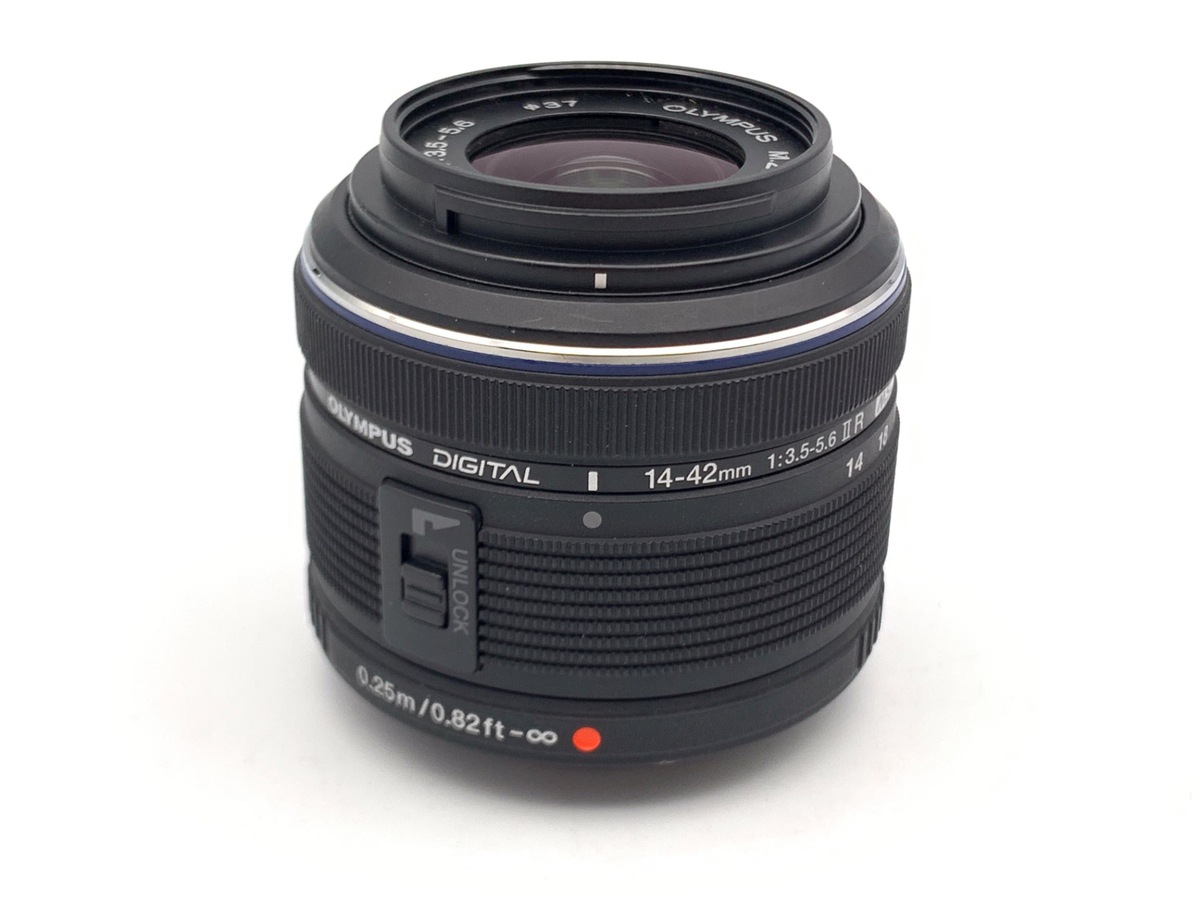 中古】オリンパス M.ZUIKO DIGITAL 14-42mm F3.5-5.6 II R ブラック