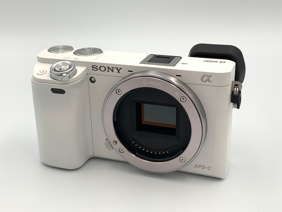 中古：AB(良品)】ソニー α6000 ボディ ホワイト [ILCE-6000
