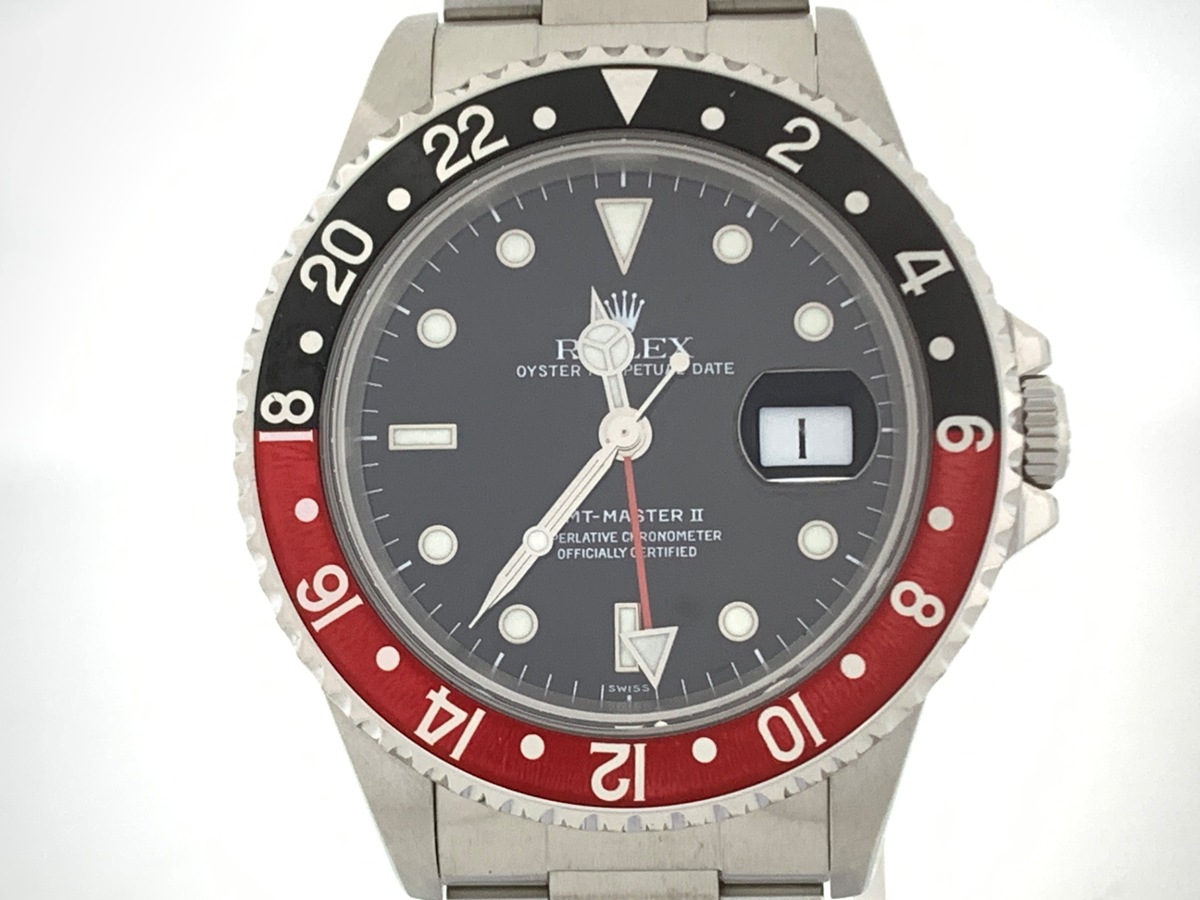 ロレックス(ROLEX) GMTマスターII ブラック 16710 ステンレス