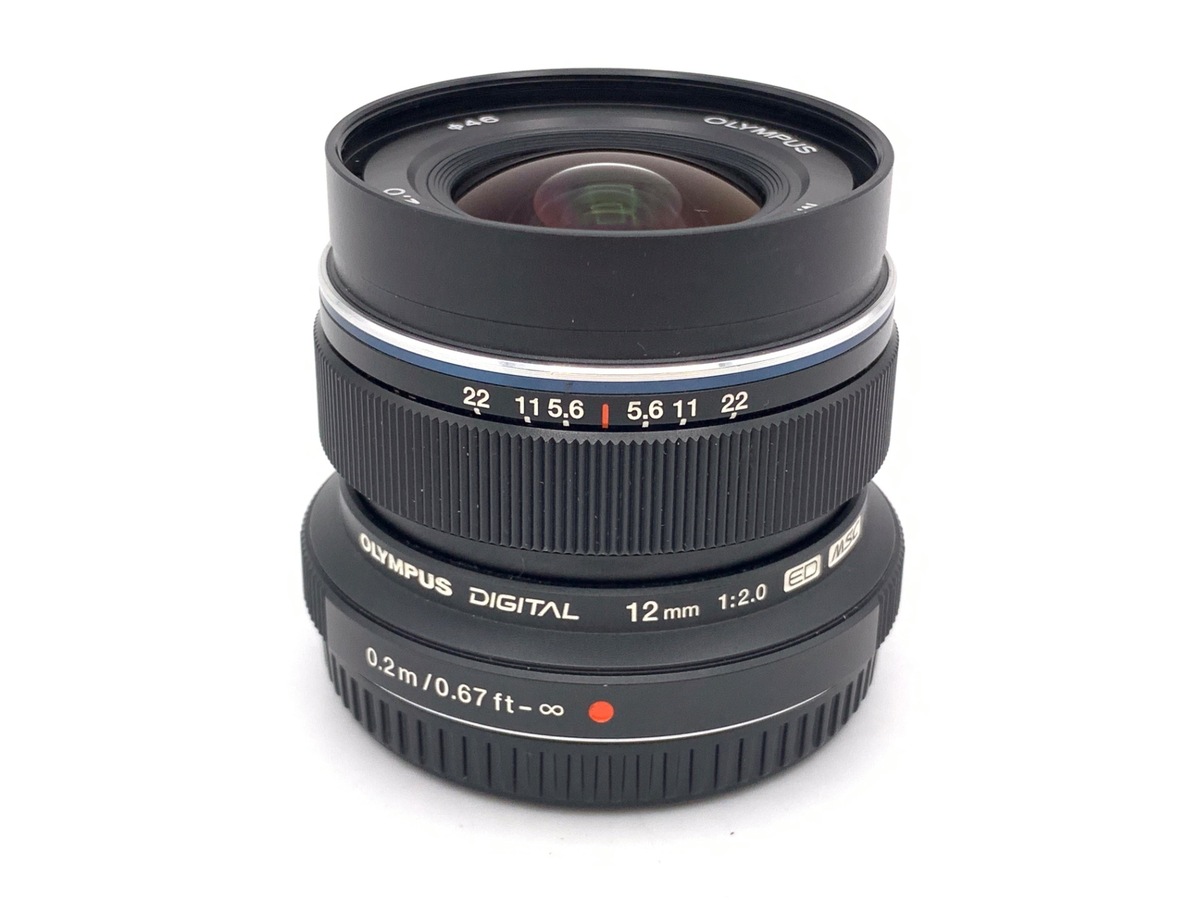 中古】オリンパス M.ZUIKO DIGITAL ED 12mm F2.0 ブラック｜｜カメラの