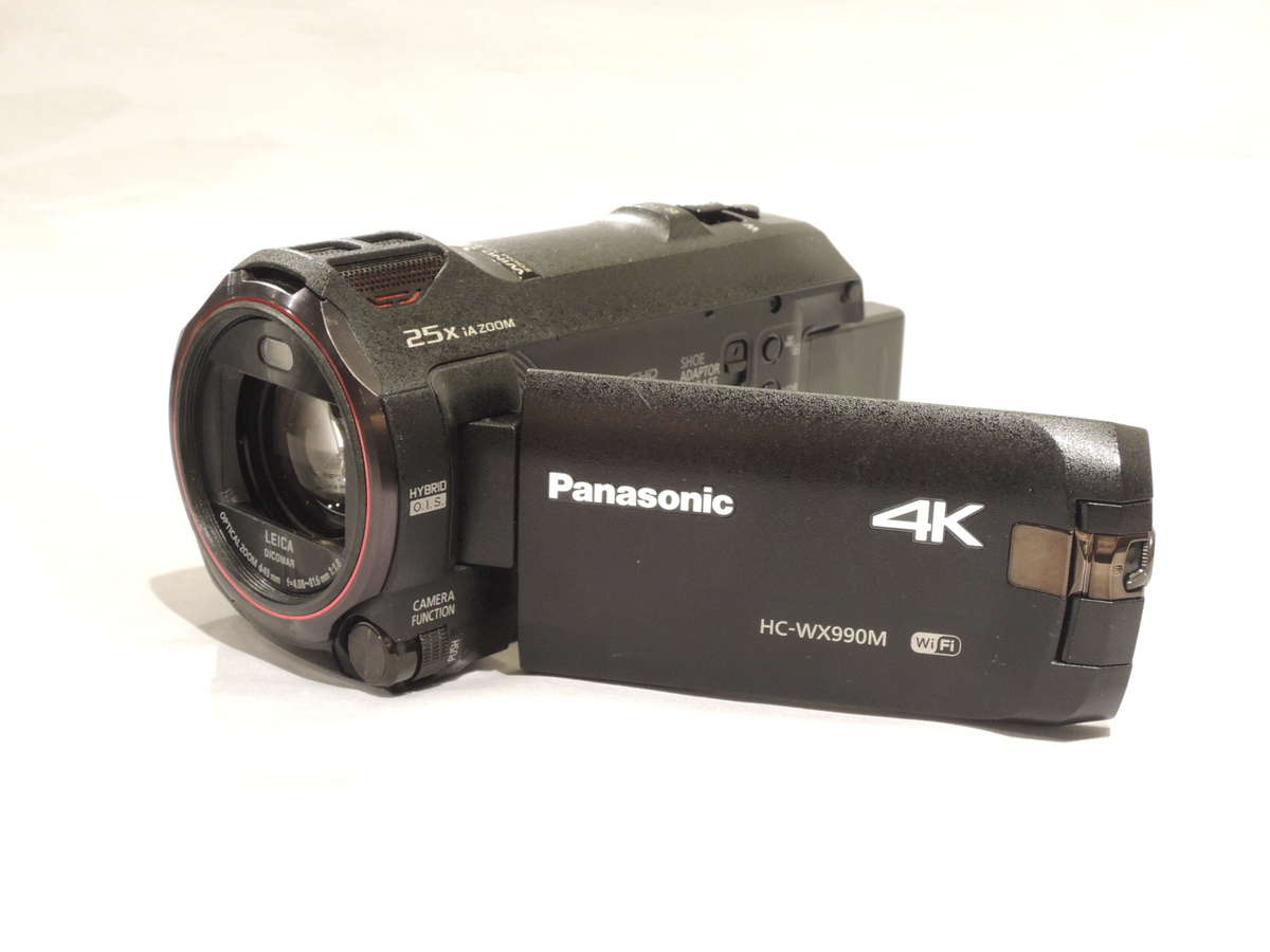 パナソニック デジタル4Kビデオカメラ WX990M 64GB ワイプ撮り あとから補正 ブラック HC-WX990M-K Panasonic HC-WX990M 4Kビデオカメラ ビデオカメラ Panasonic HC
