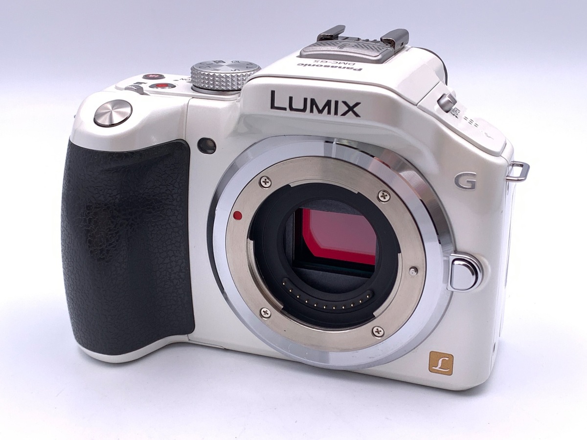 中古：AB(良品)】パナソニック LUMIX DMC-G5-W ボディ シェルホワイト 