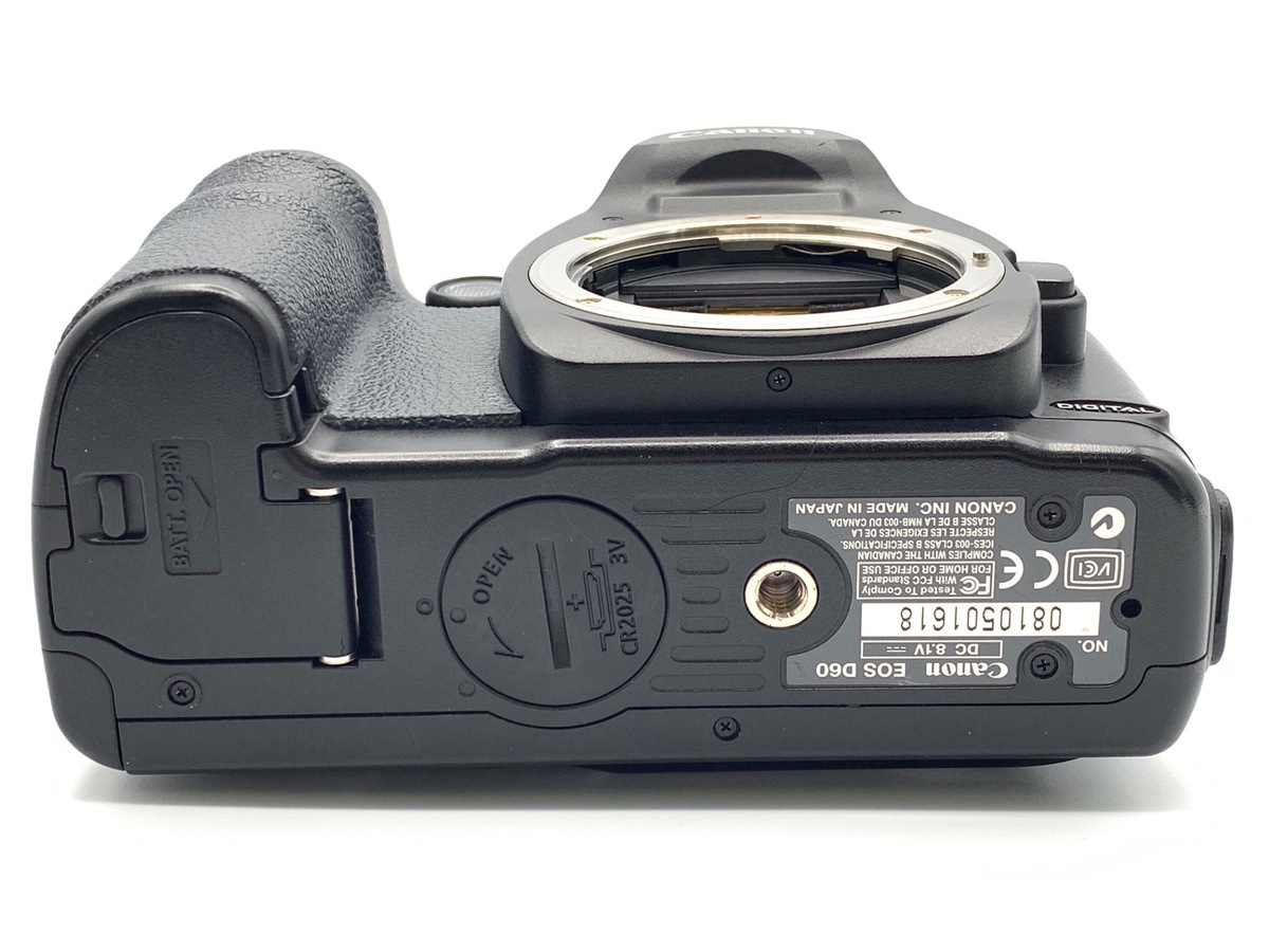 フィルムカメラ EOS D60 Canon EOS-D60 - 6 megapixel D-SLR: Digital Photography Review