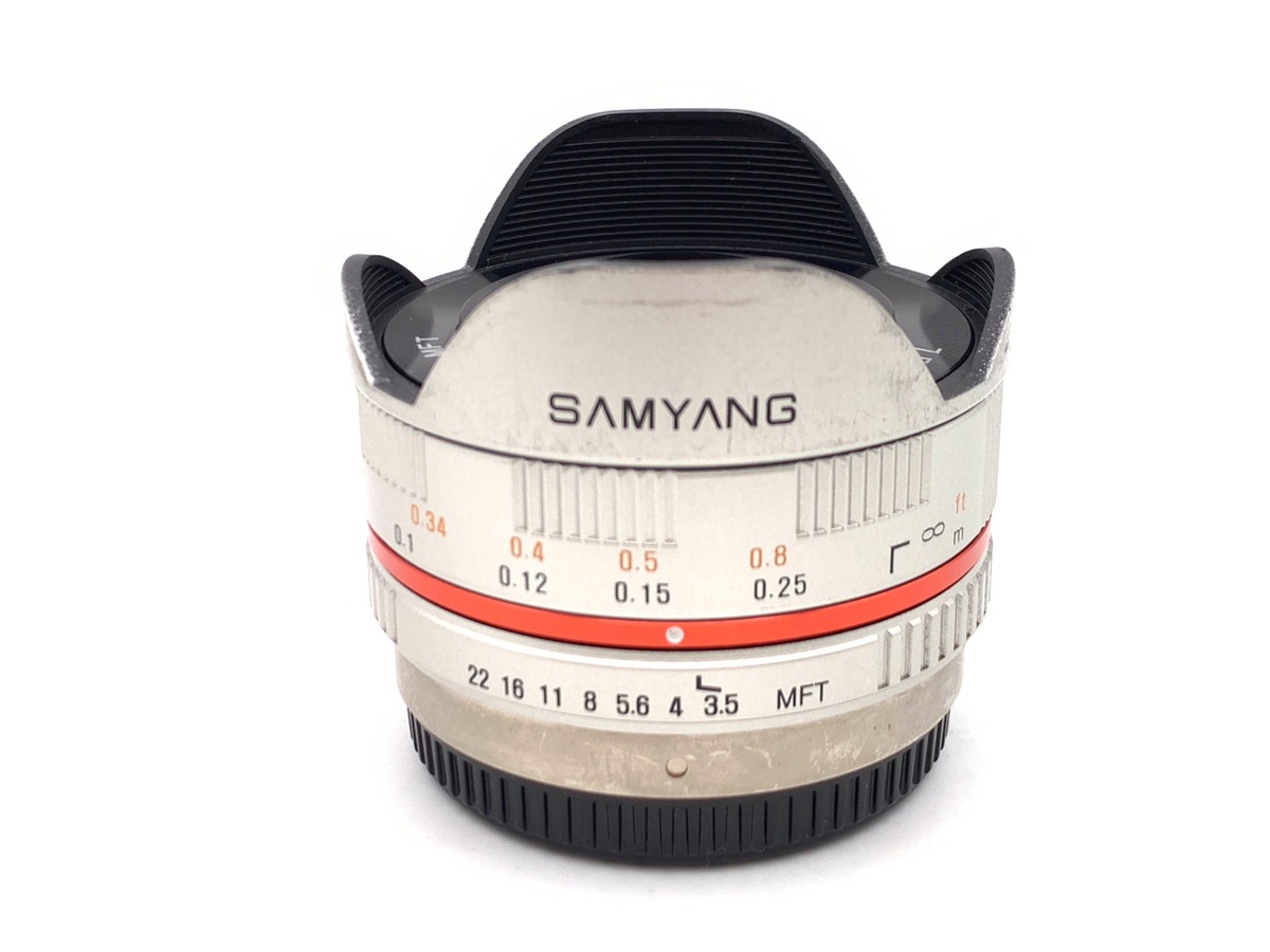 中古】サムヤン 7.5mm F3.5 FISH-EYE マイクロフォーサーズ シルバー