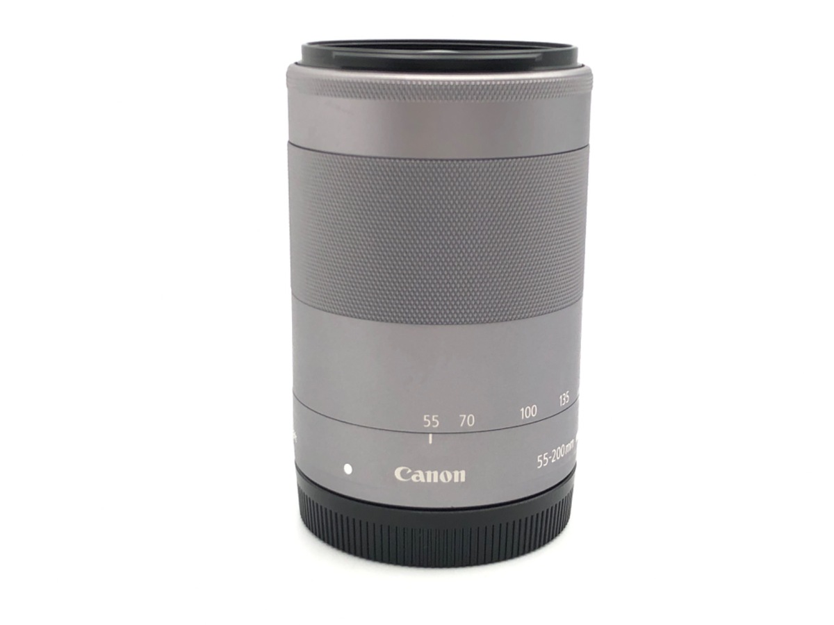 中古：B(並品)】キヤノン EF-M55-200mm F4.5-6.3 IS STM シルバー
