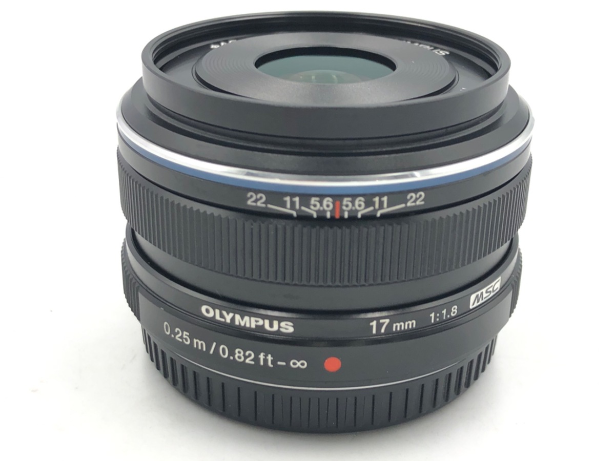 中古：B(並品)】オリンパス M.ZUIKO DIGITAL 17mm F1.8 ブラック